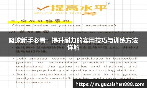 篮球新手必看：提升耐力的实用技巧与训练方法详解